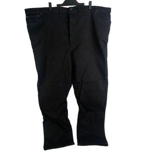 Wrangler Rugged Wear Relaxed Fit Black Jeans Size 54x32 Black NEW